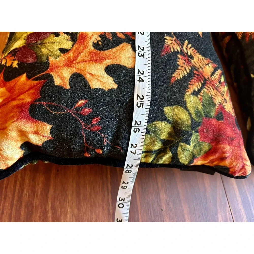 Cynthia Rowley 100% Cotton Fall Leaves Pillows 27